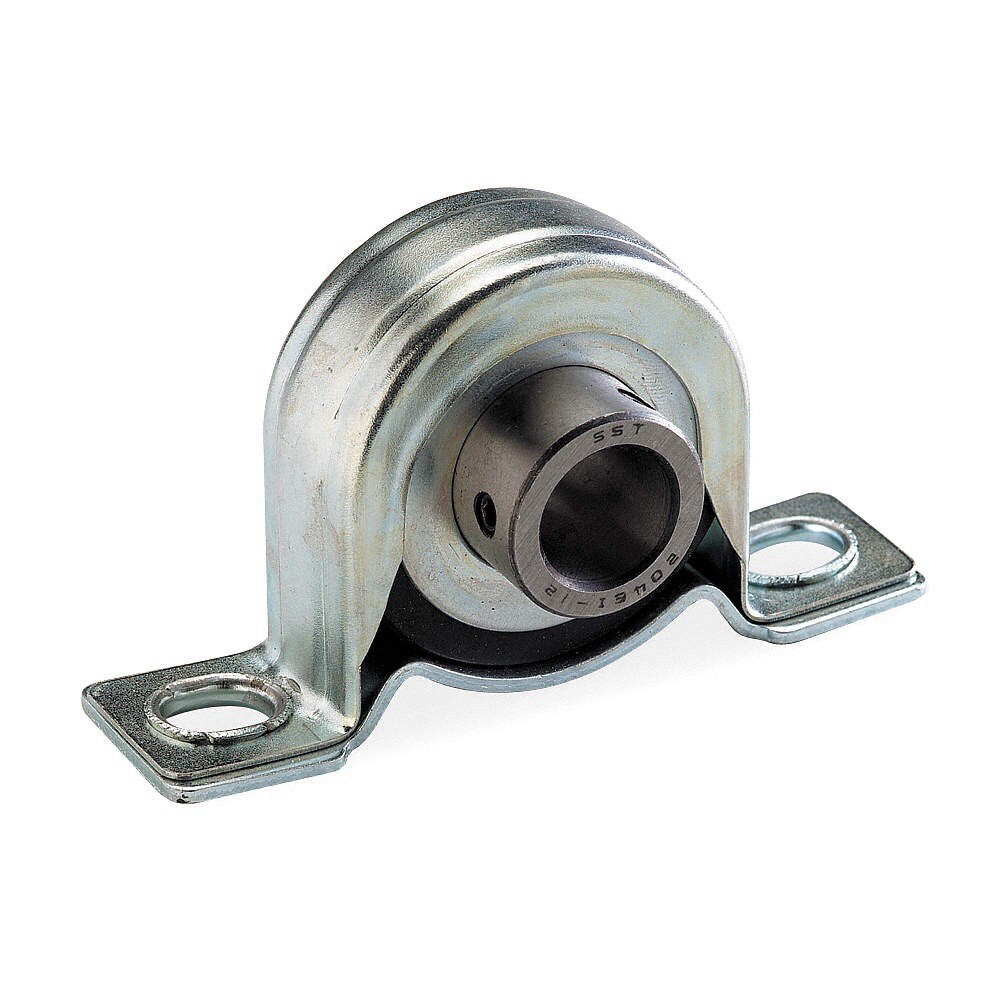 Dayton 2X404 Pillow Block Bearing, 2 Bolt Ball Bearing Type, 5/8" Bore Dia.