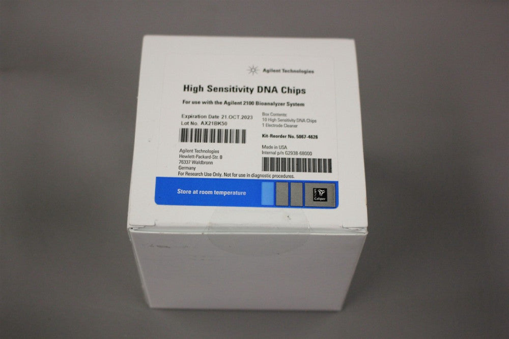 NEW AGILENT TECHNOLOGIES HIGH SENSITIVITY DNA CHIPS 5067-4626