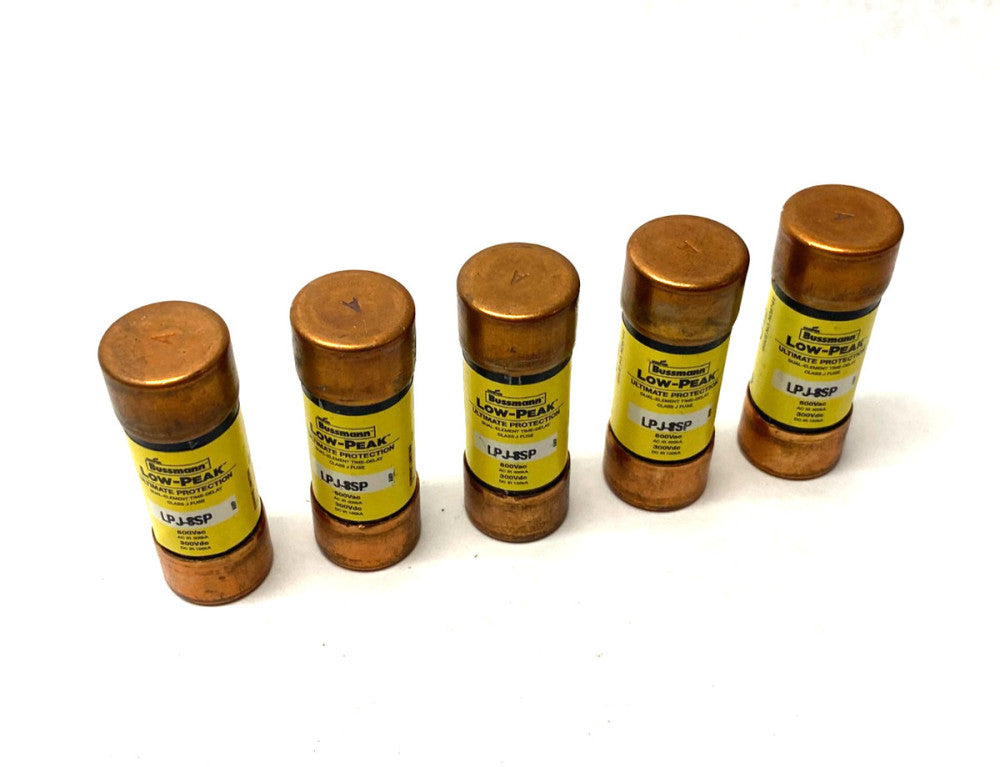 Bussmann LPJ-8SP Low-Peak Time-Delay Dual Element Fuse Class J LOT OF 5