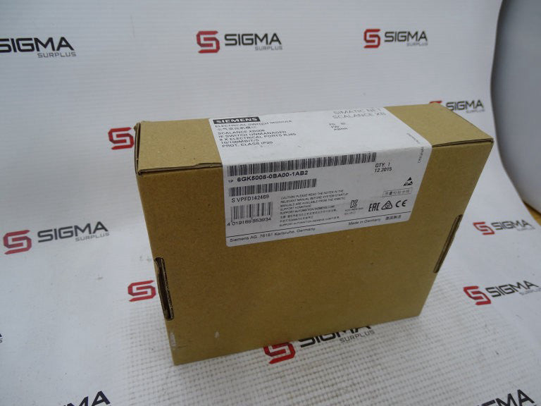 SIEMENS 6GK5008-0BA00-1AB2 ETHERNET SWITCH