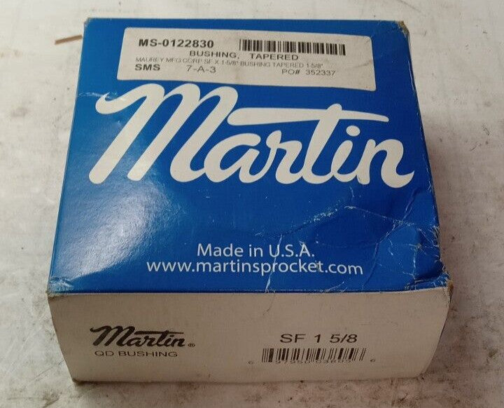 NEW MARTIN QUICK DISCONNECT BUSHING 3/8 x 3/16 KW 1.5/8 BORE 4-5/8 OD SF 1 5/8