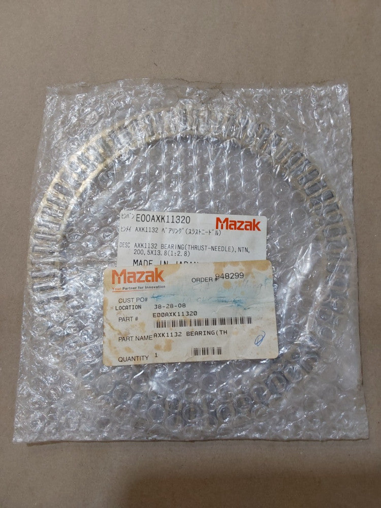 Mazak AXK1132 Bearing (Thrust-Needle) NTN, 200, 5x13.8 (1:2.8) E00AXK11320 |4368