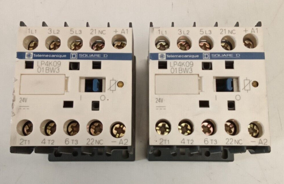 TELEMECANIQUE LP4K0901BW3 Contactor 24VDC (Lot of 2)