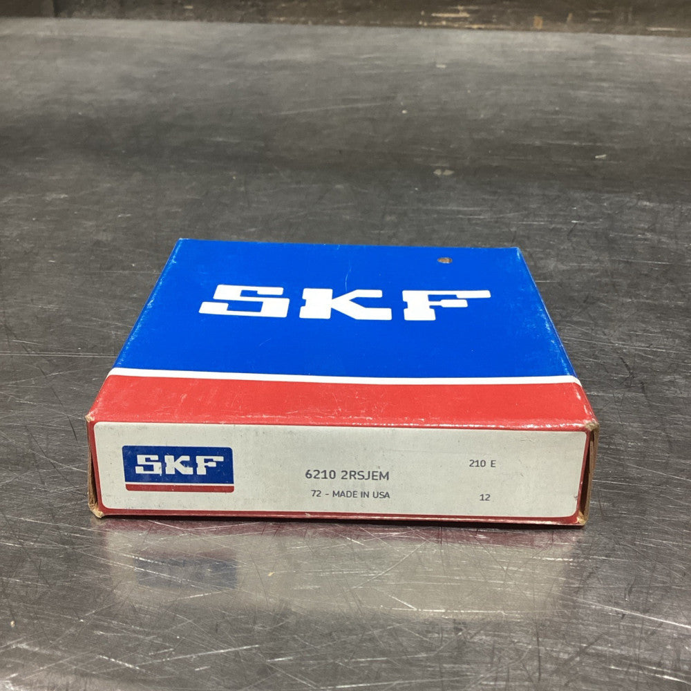 SKF 6210 2RSJEM Radial / Deep Groove Ball Bearing, NOS