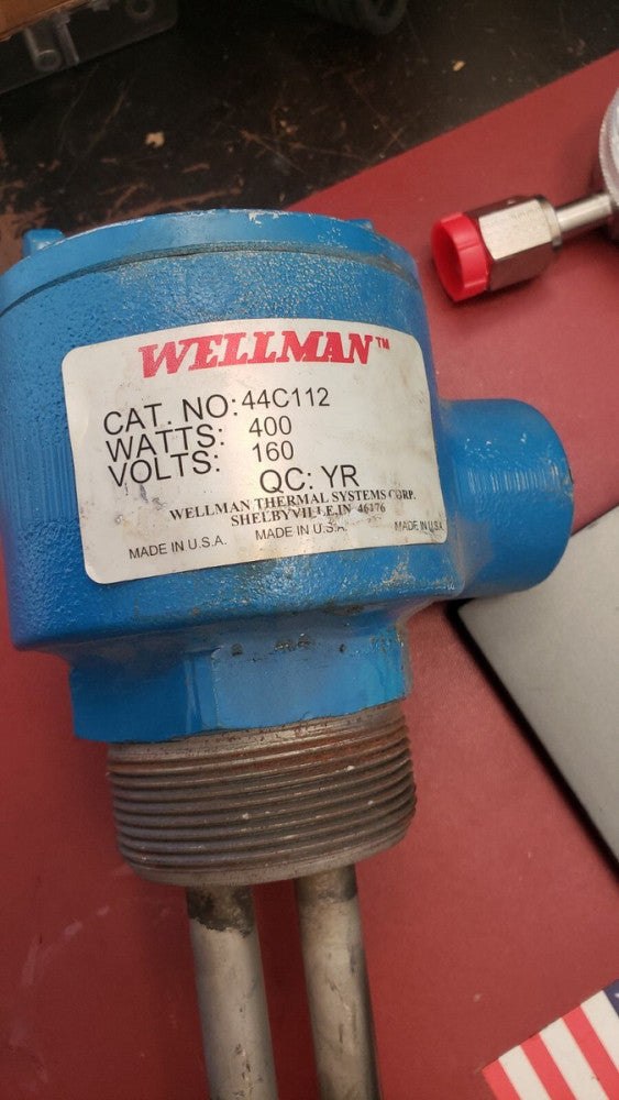NEW WELLMAN THERMAL SYSTEMS SCREW IN IMMERSION TANK HEATER 44C112 ( F1-1)