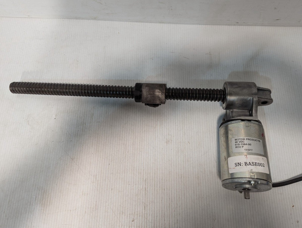 Base Actuator Kit with Motor Part, 015-1564-00, Rev P
