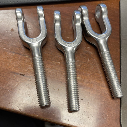 (3 PC LOT) NEW OMH 1/2"X 4-1/2" TAKE UP, TURN BUCKLE GALVANIZED 2200 LBS