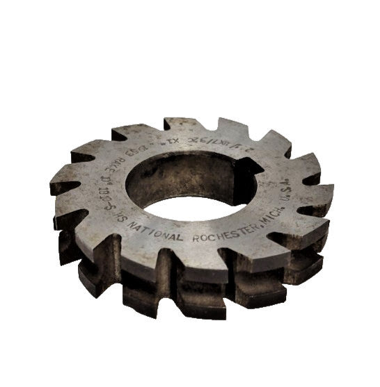 NATIONAL CONCAVE MILLING CUTTER 2-1/4" X 15/32" X 1" 14 TEETH