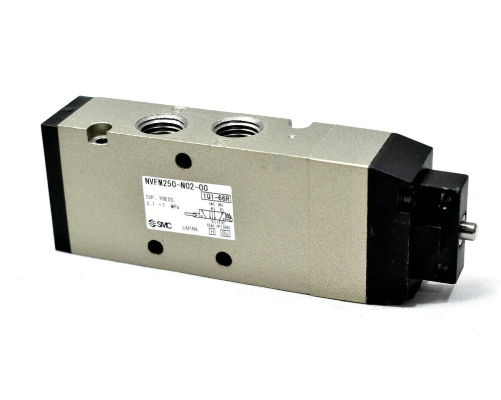 SMC NVFM250-N02-00 Mechanical Valve 1/4" NPT (New, Out of Packaging)
