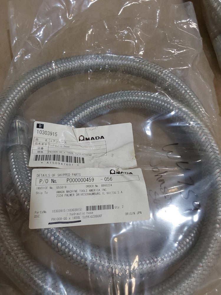 AMADA HYDRAULIC HOSE 10329054 STEEL BRAIDED