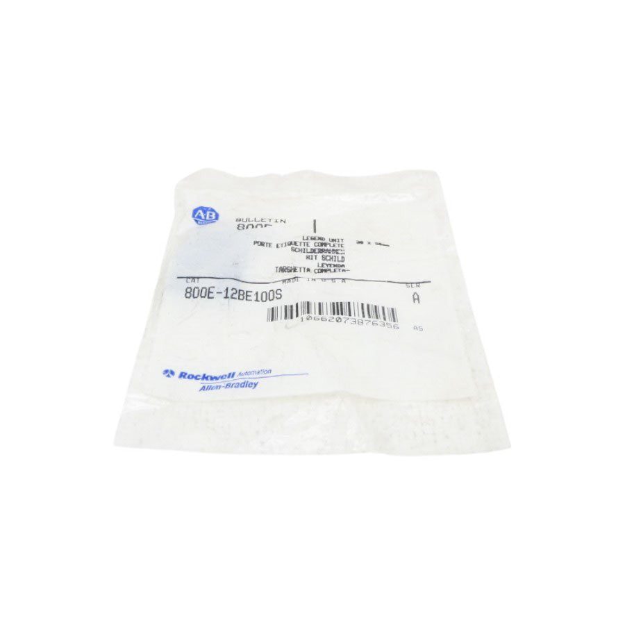 ALLEN BRADLEY 800E-12BE100S SER. A NSMP