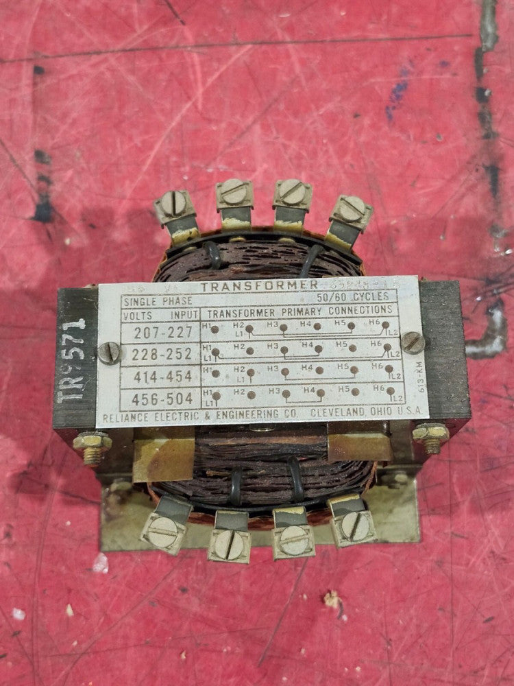 PREOWNED RELIANCE ELECTRIC TRANSFORMER TR9571 65248-1S