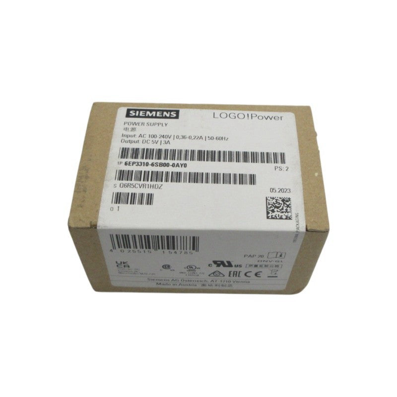 SIEMENS 6EP3310-6SB00-0AY0 100-240VAC 0.36-0.22A NSFS