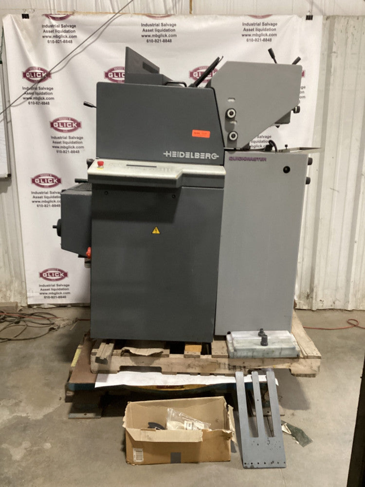 Heidelberg Quickmaster One Color Printing Press w/ Spare Parts 230V 1PH