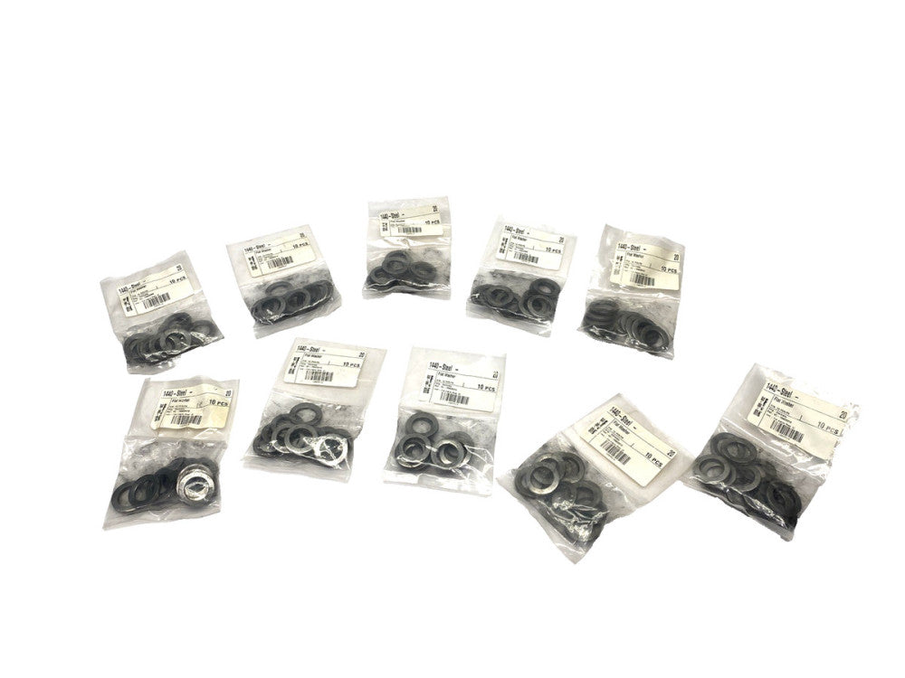 96505A123 Flat Washer, 1440 Steel, For M20 Screw Size, 20mm ID 32mm OD 100-PCS
