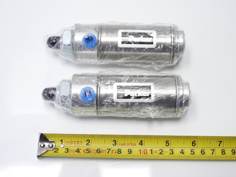 (Lot of 2) Parker 1.50DSR301-50 Pneumatic Cylinder 1-1/2" bore, 1-1/2" stroke   