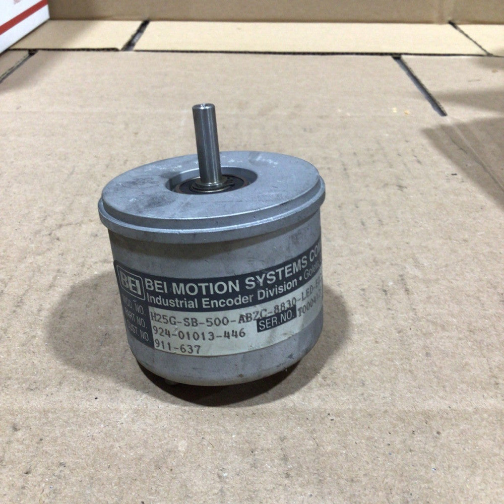 BEI H25G-SB-500-ABZC-8830-LED-ED25-S ENCODER P/N 924-01013-446