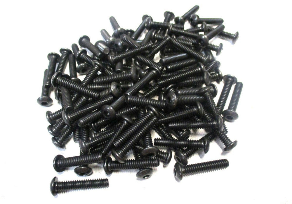 Brighton (201065) #10-24 UNC 1" OAL 1/8" Hex Button Cap Screw - Lot of 100