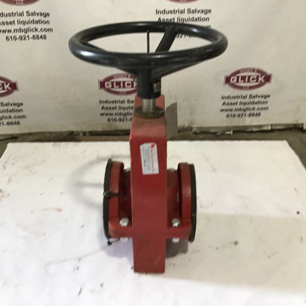 Red Valve 42241 Series 75 Iron Flanged Pinch Valve 3" Pinch Valve Body CT