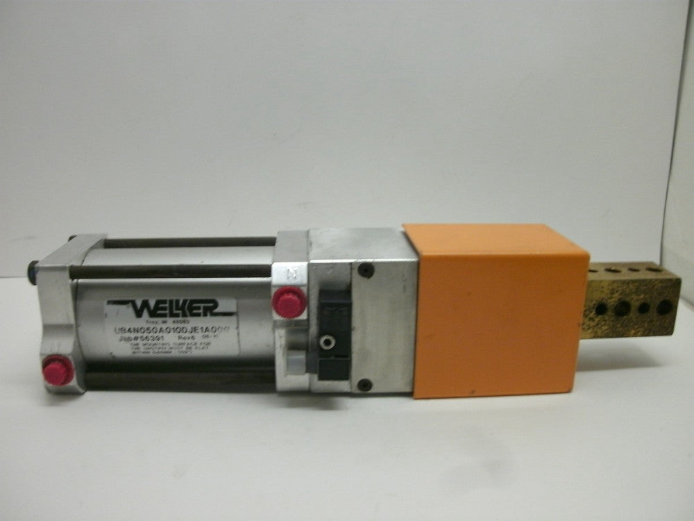 WELKER UB4N050A010DJE1A000 PNEUMATIC ACTUATOR CLAMP REV 6 SHOTPIN