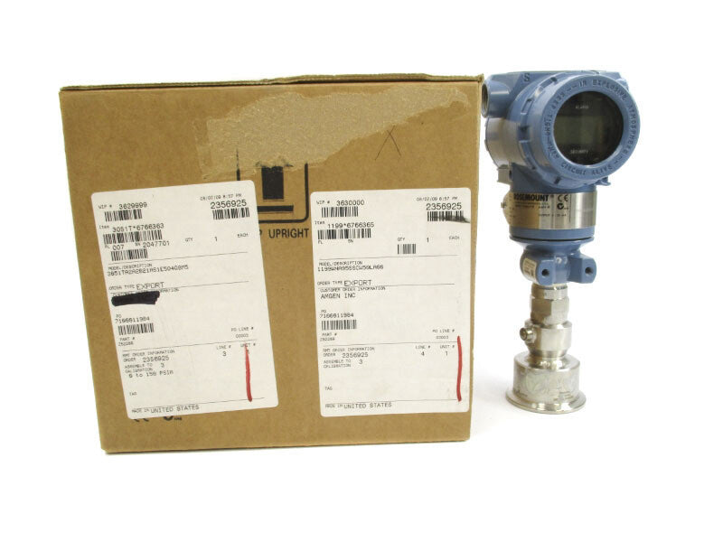 ROSEMOUNT 3051TA2A2B21AS1E5Q4Q8M5 10.5-55VDC 4-20MA 150PSI NSMP