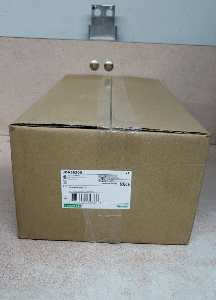 NEW Square D JDA36200 PowerPact 200 A 3-Pole 600V Circuit Breaker