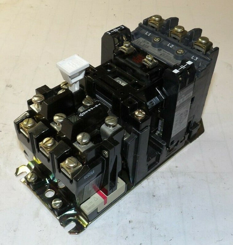 ALLEN BRADLEY 27 AMP 600 VAC SIZE 1 MOTOR STARTER 10 HP W/ 42185-800-01  509-B0D