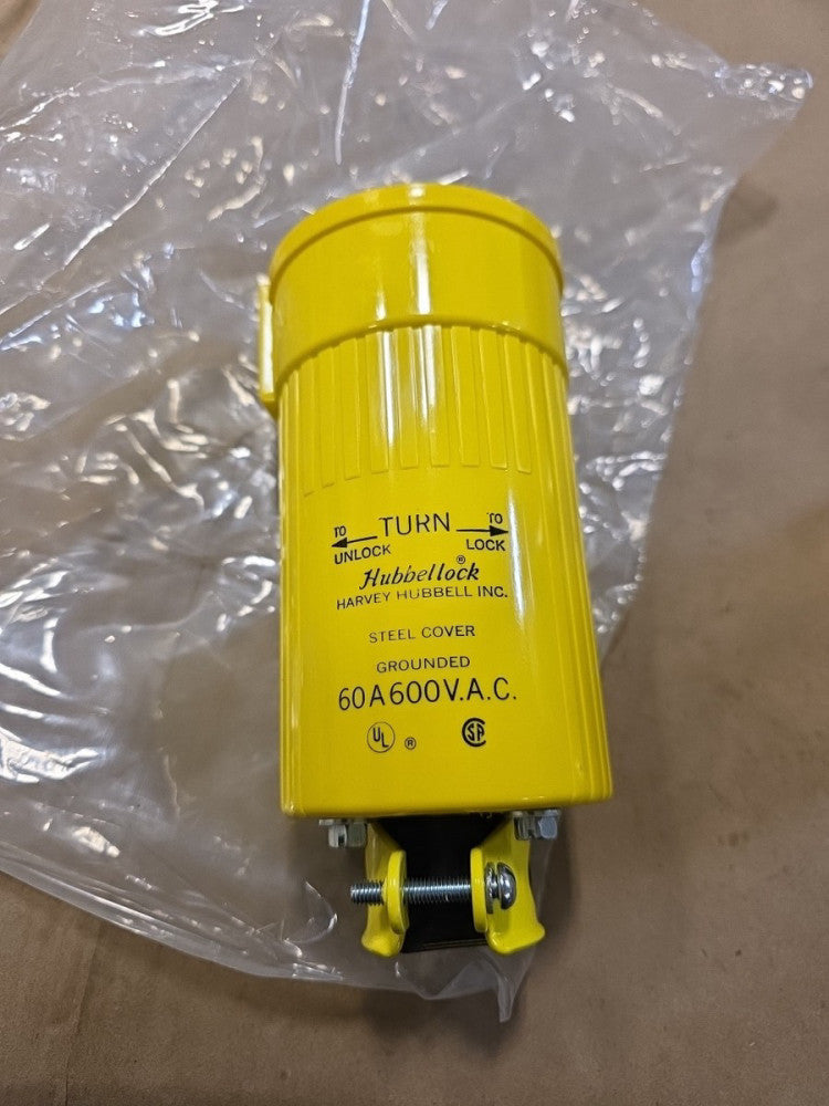 NEW HUBBELL HBL26418 HUBBELLOCK 60-Amp FEMALE CONNECTOR  60A 600V 3P 4W
