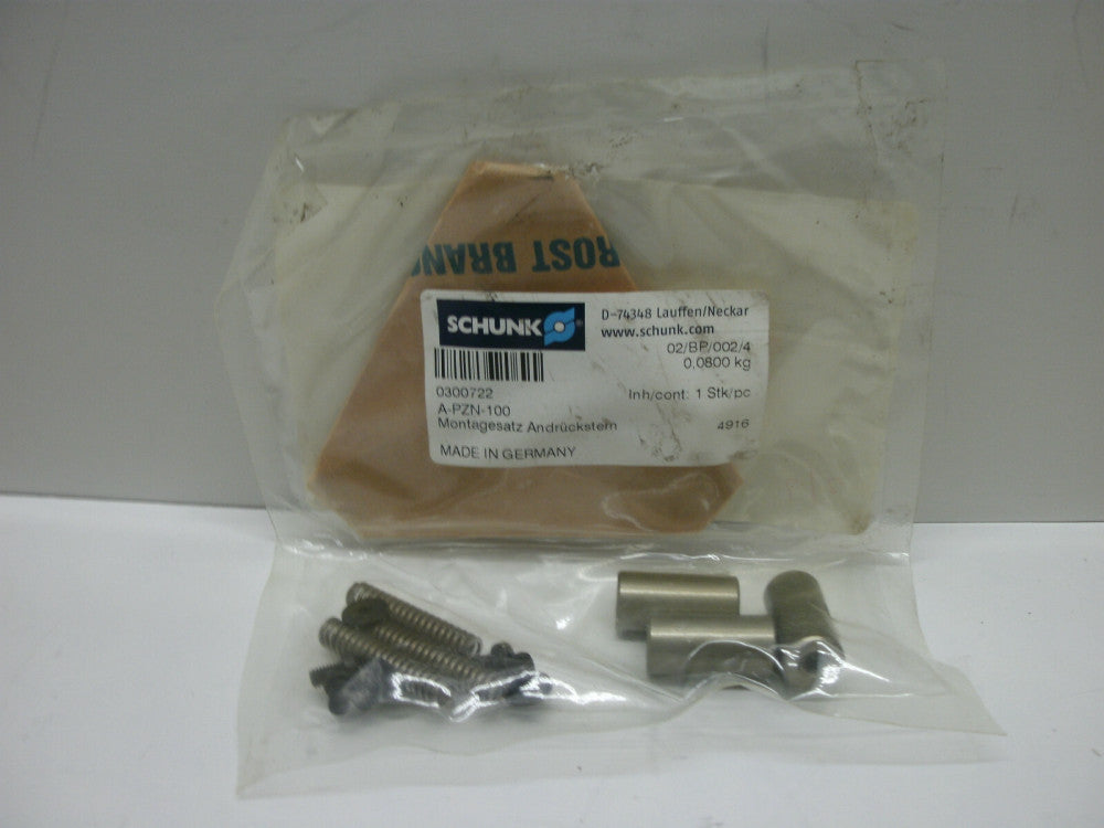 SCHUNK A-PZN-100 GRIPPER REPAR KIT 0300722 02/BP/002/4 NEW IN BAG