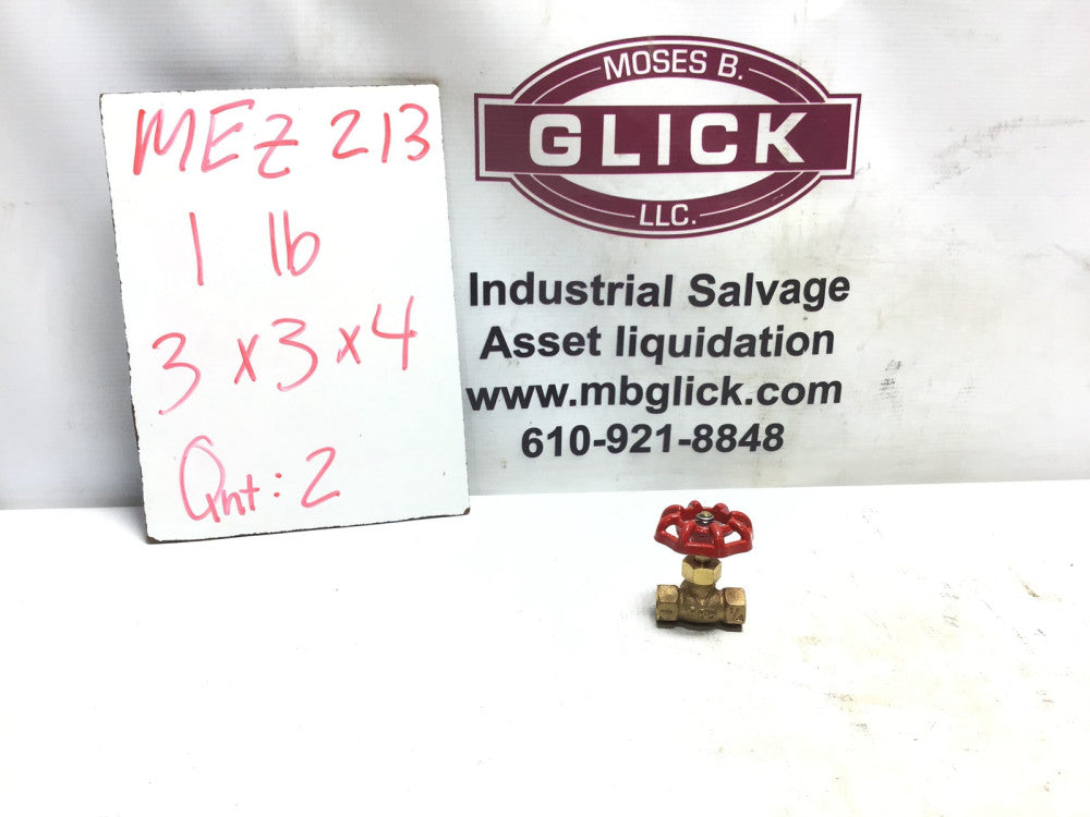 VICTAULIC THREE WAY GAUGE VALVE 1/4"