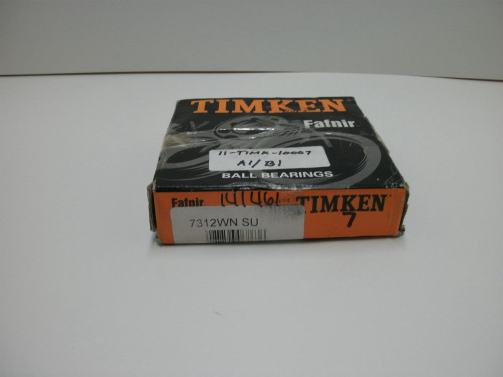 TIMKEN 7312WN SU CONTACT BEARING ANGULAR 60MM BORE 130MM OD 31MM W NEW IN BOX