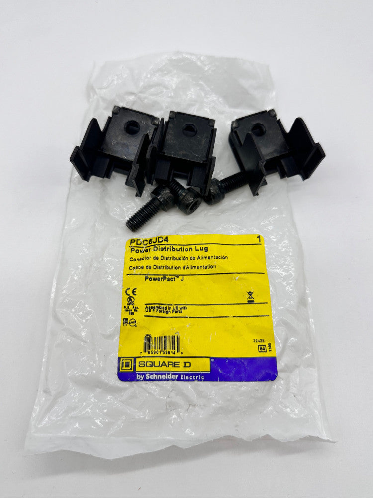 NEW Square D PDC6JD4 Power Distribution Lug Lot of 3