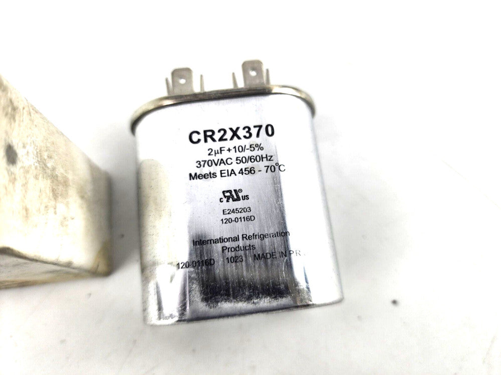 International Refrigeration Products Capacitor CR2X370 370VAC 50/60Hz E245203
