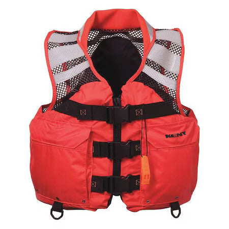Kent Safety 151000-200-040-24 Sar Vest,Mesh,Search And Rescue,L
