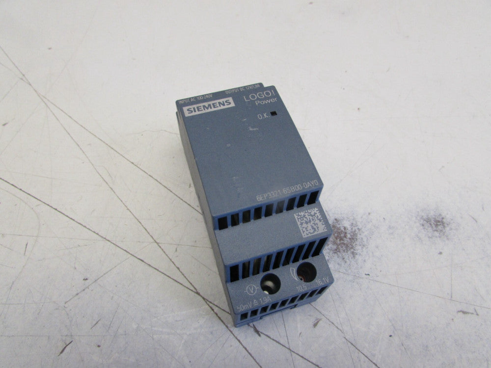 SIEMENS 6EP3321-6SB00-0AY0 LOGO! POWER XLNT USED TAKEOUT MAKE OFFER !