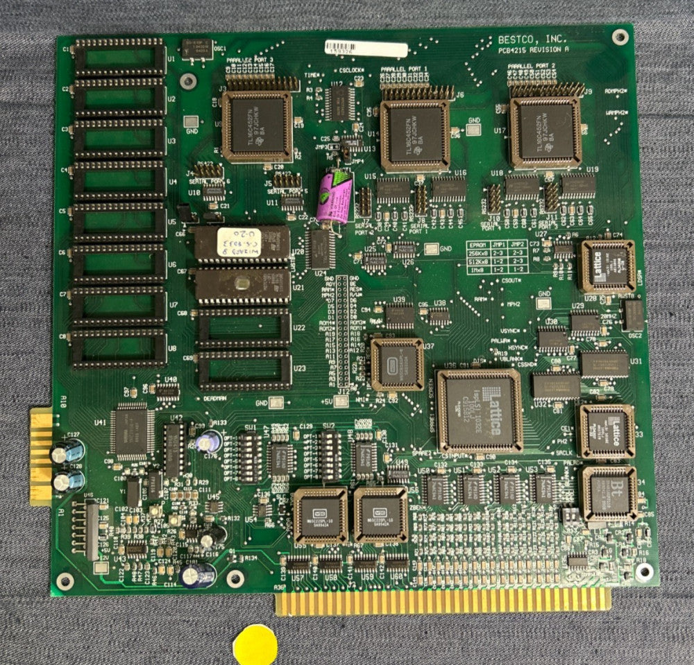 BESTCO INC PCB4215 REVISION A  W/ASSORTMENT OF SEMICONDUCTORS