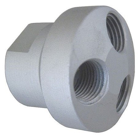 Speedaire 22Yk87 Air Gun Manifold,1/4 Fnpt In/Out,Alum