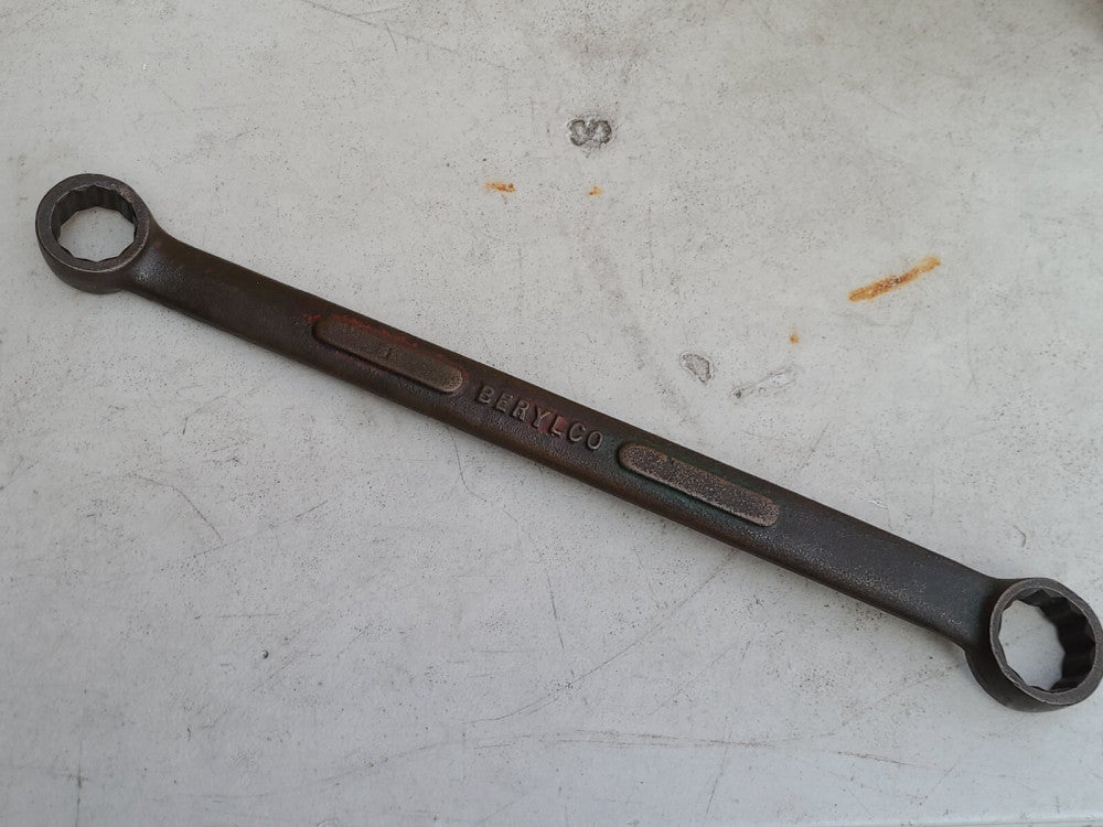 Berylco Beryllium Copper W996 Non Sparking Wrench 1" 1-1/8"
