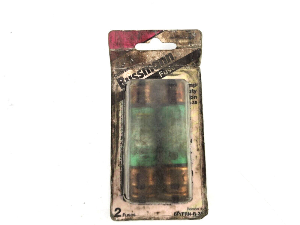 2pc Bussmann FRN-R-35 Amp Fuses Energy Efficient Class RK5 250 Volt