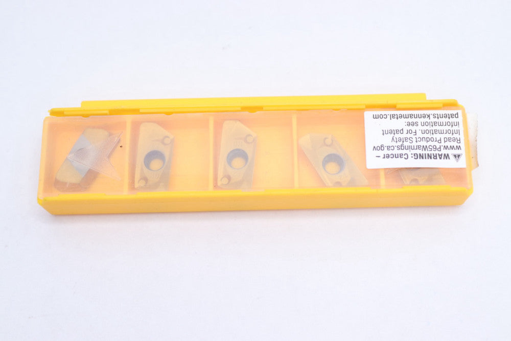 (5-Pk) Kennametal Milling Insert TiAlN 0.1772 â³Thick 0.3291â³ Wide