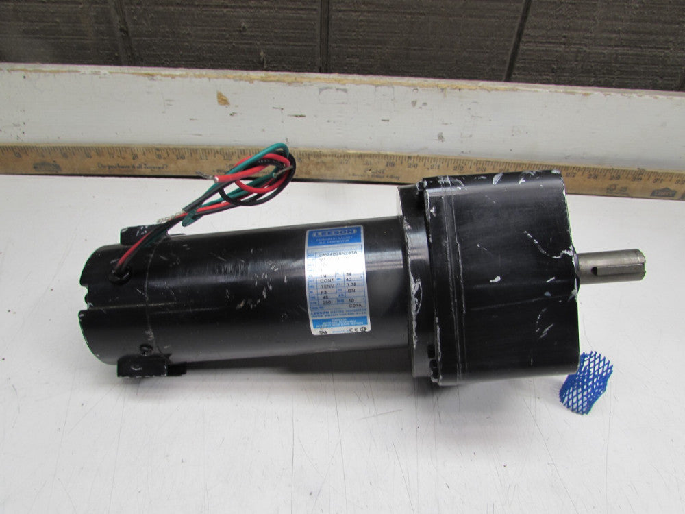 LEESON CM34D25NZ81A , DC GEARMOTOR, 250 RPM, 1/4hp, 180vdc, N/NIB! MAKE OFFER!