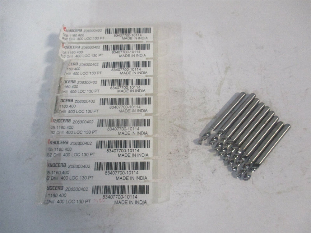 (07392) #32 130° 1/8 x 1-1/2" OAL Regular Spiral Circuit Board Drill Bit - Qty 9