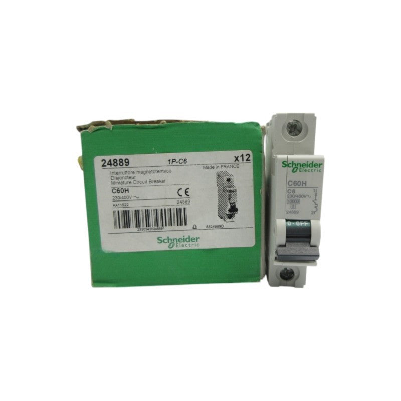 SCHNEIDER ELECTRIC 24889 230/400V 6A (PKG OF 12) NSMP