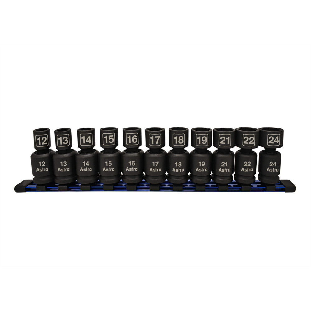 Astro Pneumatic 78244 Astro Pneumatic 11pc 1/2" Dr Nano Pinless Universal Impact