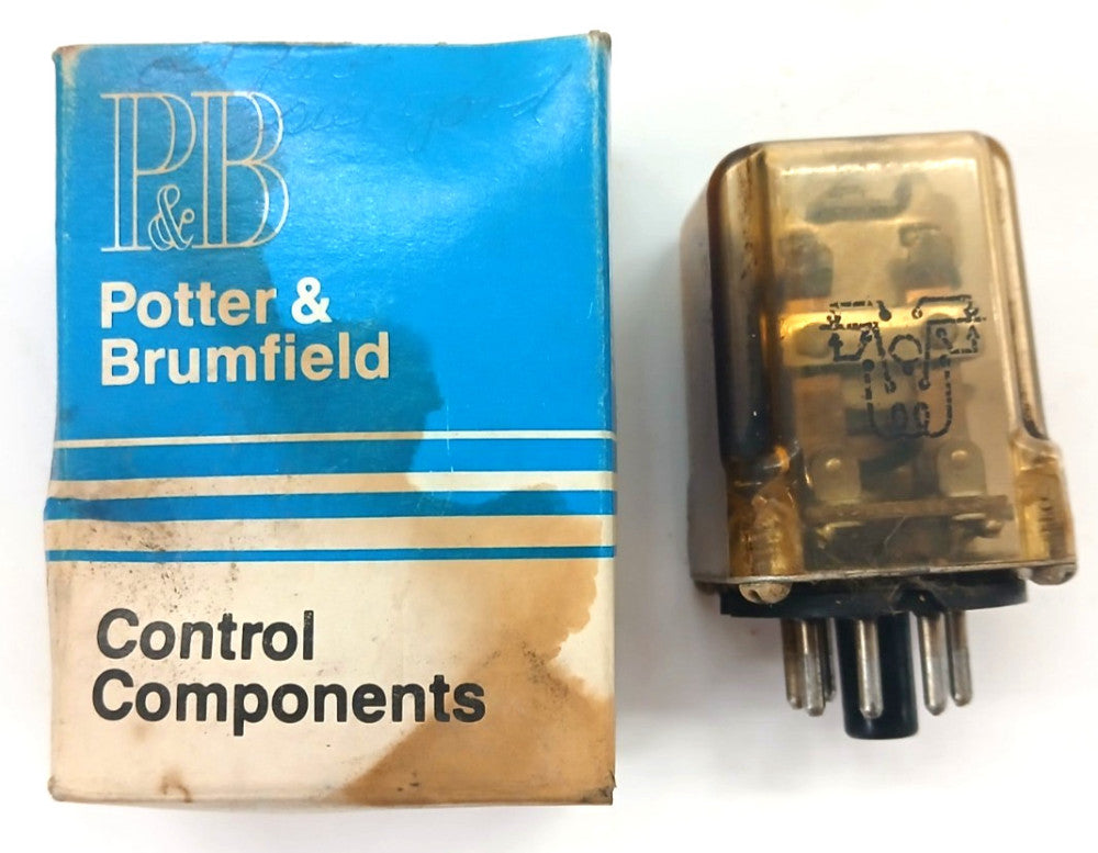 POTTER AND BRUMFIELD GENERAL PURPOSE RELAY KRPA-11AG-120V CURRENT TYPE AC