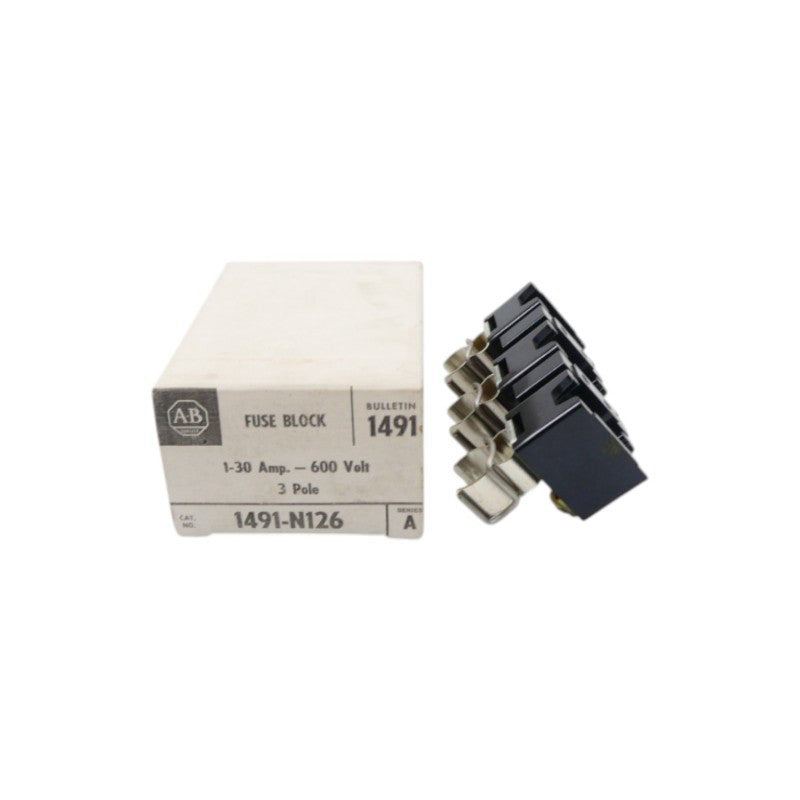 ALLEN BRADLEY 1491-N126 SER. A 600V 1-30A (WH) NSMP