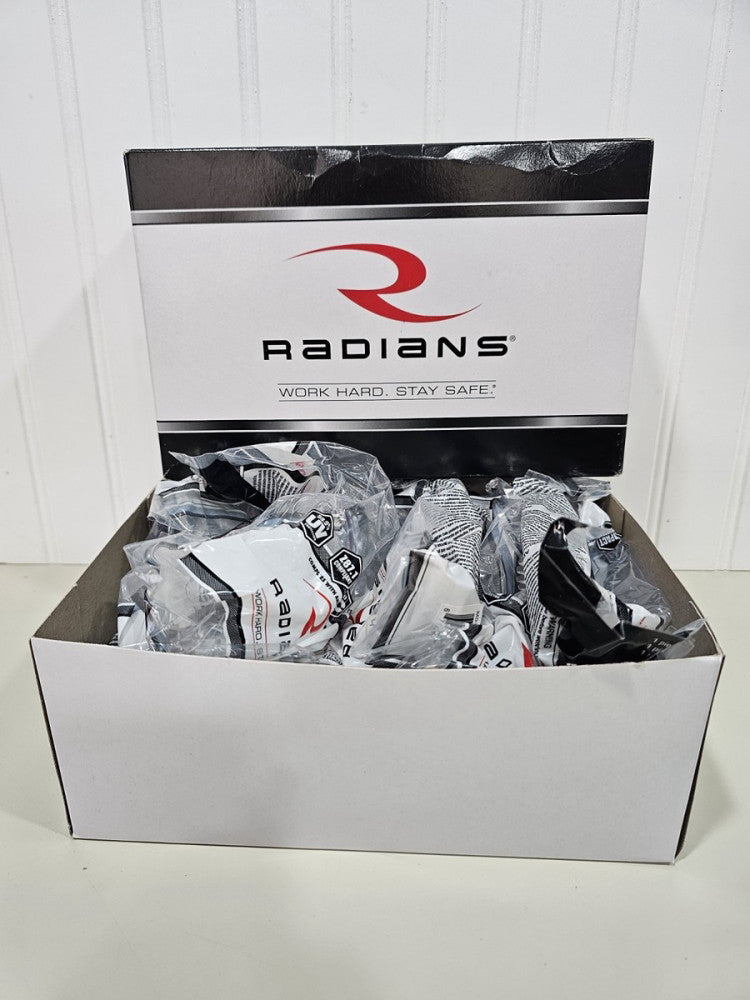 Radians Rad-Sequel Safety Glasses with Clear Lens 12 Pairs Part RS1-10 New