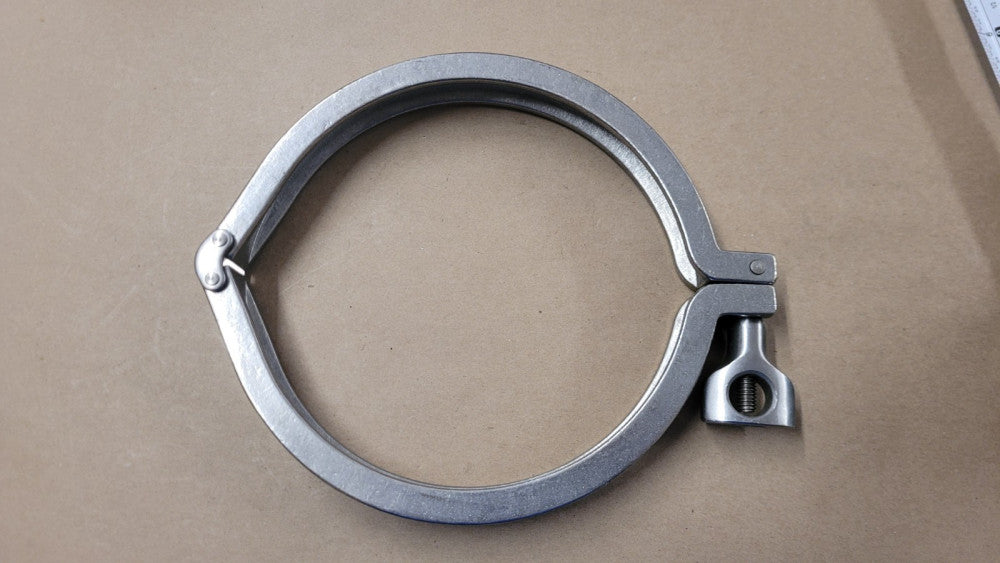 Genuine TriClover 6" Stainless Steel Sanitary Tube Fitting Clamp