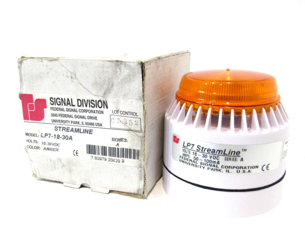 NEW FEDERAL SIGNAL LP7-18-30A STREAMLINE SOUNDER STROBE LP71830A
