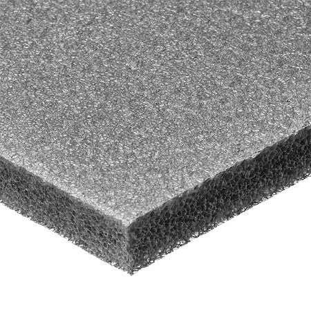 Zoro Select Zusa-Xpe-19 Foam Sheet, Closed Cell, 24 In W, 24 In L, 1 In Thick,